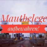 Mautbelege aufbewahren