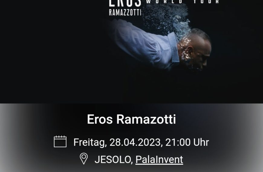 Tickets für Eros Ramazzotti in…
