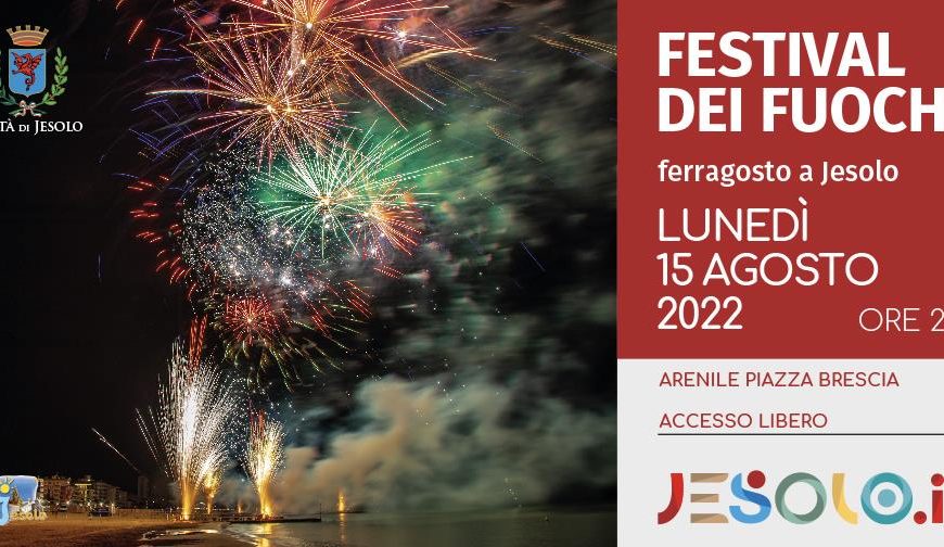 Ferragosto-Feuerwerk in Jesolo