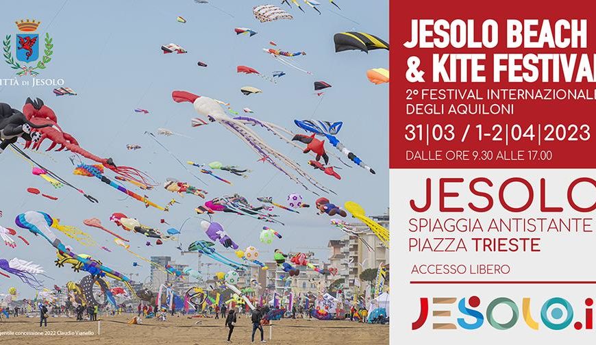 Strand- und Drachenfestival in Jesolo