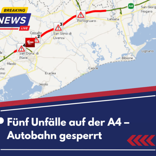 Fünf Unfälle auf der A4 – Autobahn gesperrt