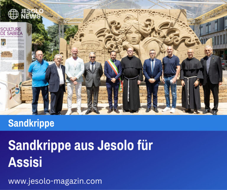 Sandkrippe aus Jesolo für Assisi