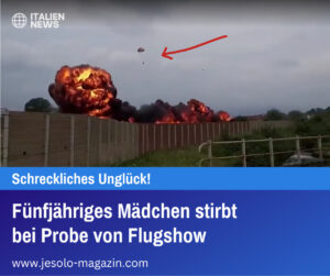 Fünfjähriges Mädchen stirbt bei Probe von Flugshow