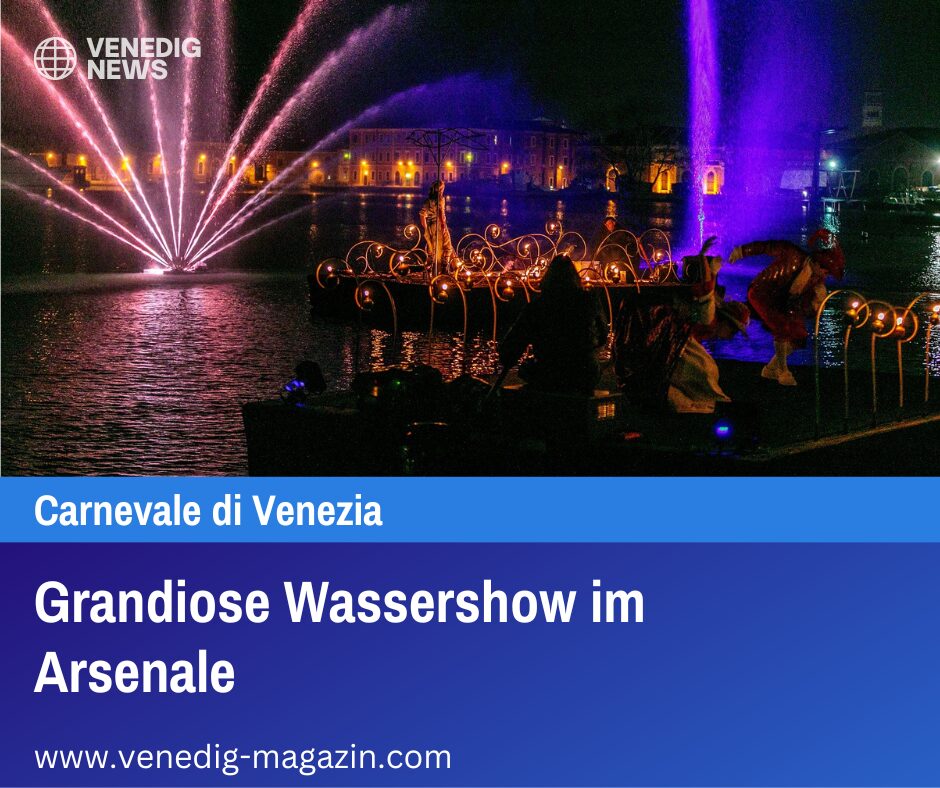 Grandiose Wassershow im Arsenale