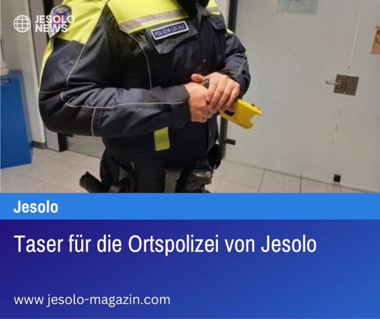 Taser für die Ortspolizei von Jesolo