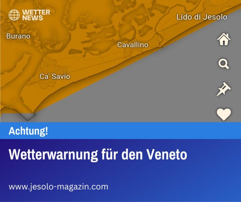 Wetterwarnung für den Veneto