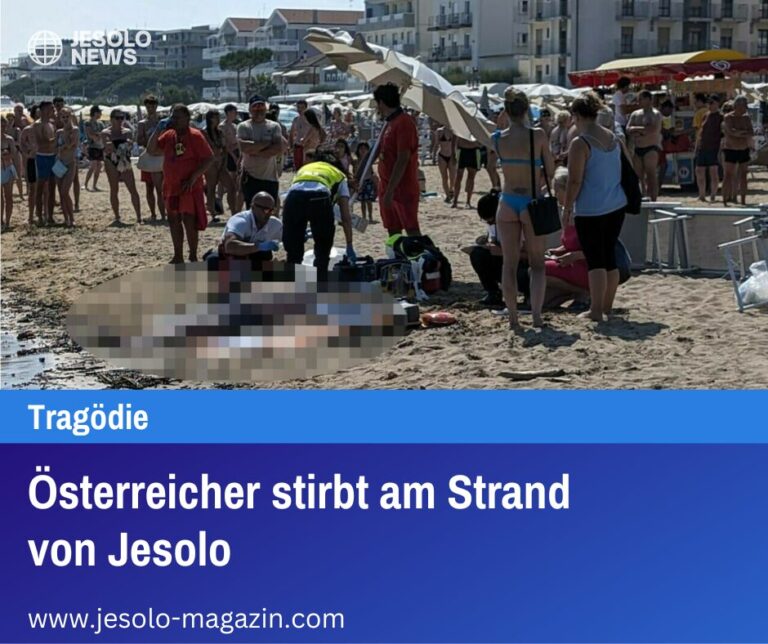 Österreicher stirbt am Strand von Jesolo