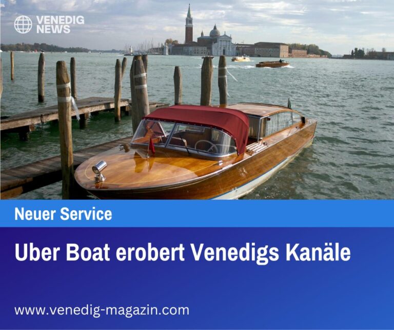 Uber Boat erobert Venedigs Kanäle