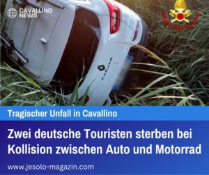 Zwei deutsche Touristen sterben bei Kollision zwischen Auto und Motorrad