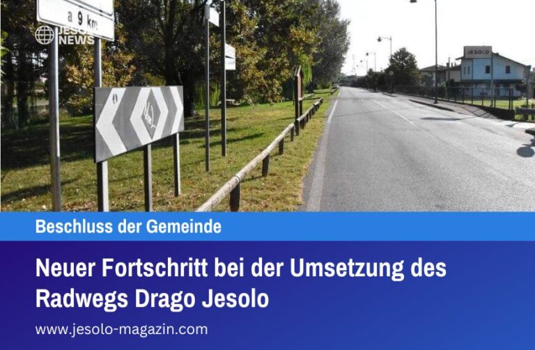 Neuer Fortschritt bei der Umsetzung des Radwegs Drago Jesolo