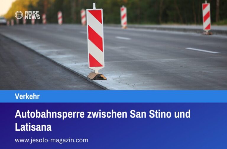 Autobahnsperre zwischen San Stino und Latisana