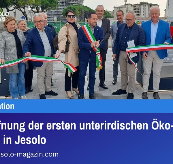 Eröffnung der ersten unterirdischen Öko-Insel in Jesolo