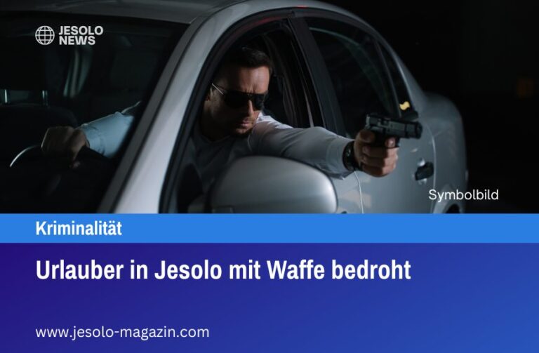 Urlauber in Jesolo mit Waffe bedroht