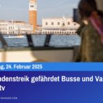 24-Stundenstreik gefährdet Busse und Vaporetti von Actv