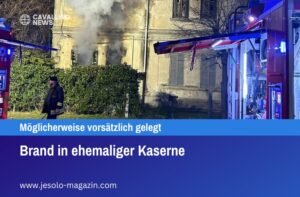 Brand in ehemaliger Kaserne