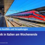 Zugstreik in Italien am Wochenende