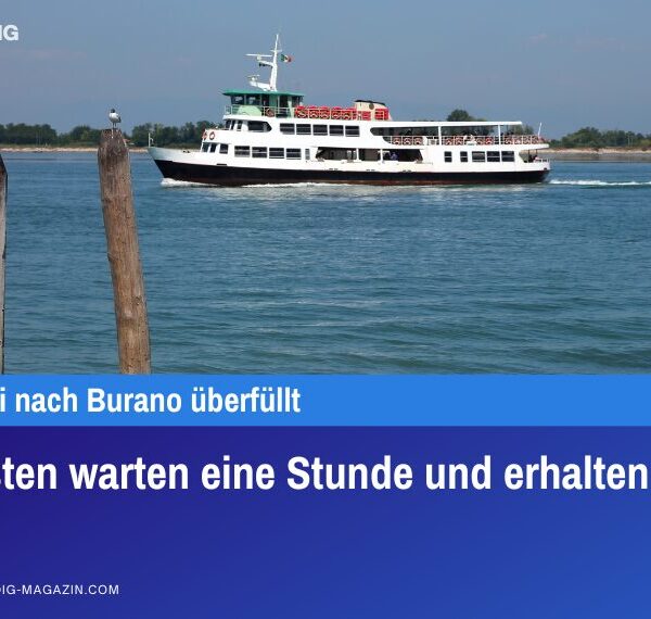 Touristen warten eine Stunde und erhalten Strafe