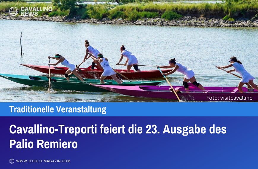 Cavallino-Treporti feiert die 23. Ausgabe des Palio Remiero