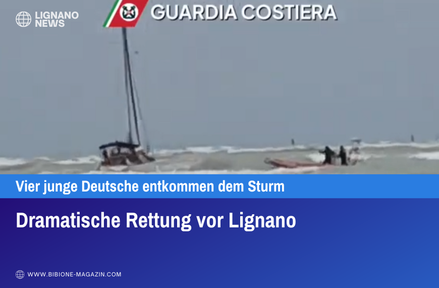 Dramatische Rettung vor Lignano