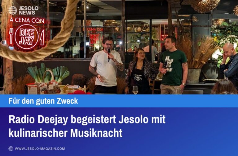 Radio Deejay begeistert Jesolo mit kulinarischer Musiknacht
