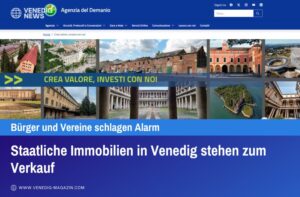Staatliche Immobilien in Venedig stehen zum Verkauf