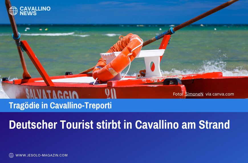 Deutscher Tourist stirbt in Cavallino am Strand
