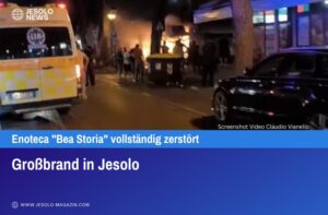 Großbrand in Jesolo