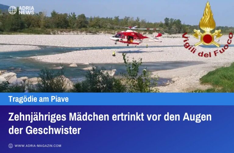 Zehnjähriges Mädchen ertrinkt vor den Augen der Geschwister