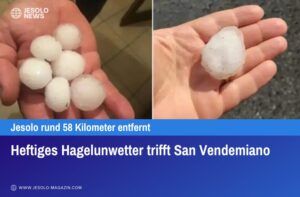 Heftiges Hagelunwetter trifft San Vendemiano