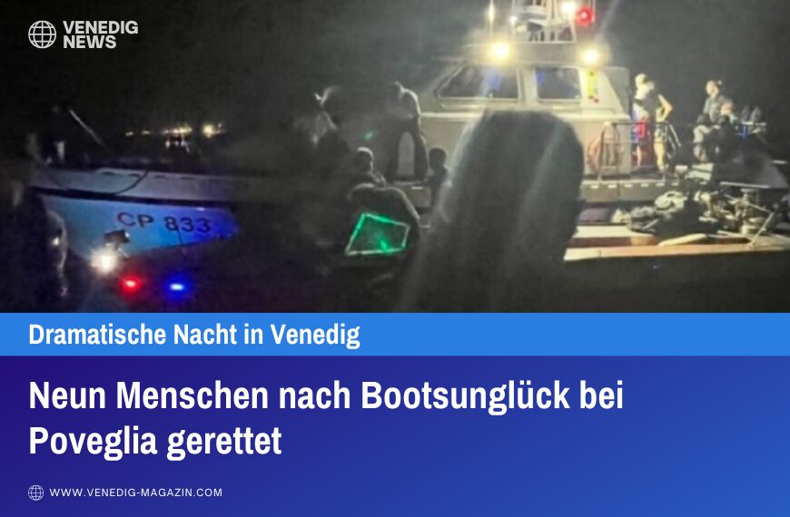 Neun Menschen nach Bootsunglück bei Poveglia gerettet