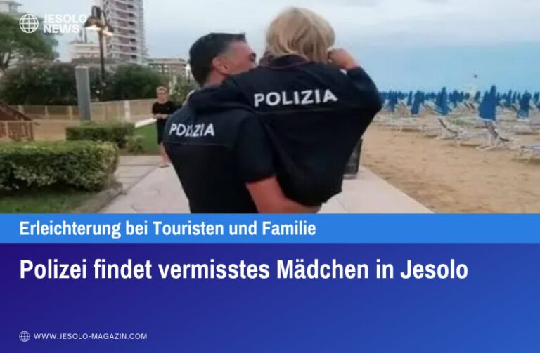 Polizei findet vermisstes Mädchen in Jesolo