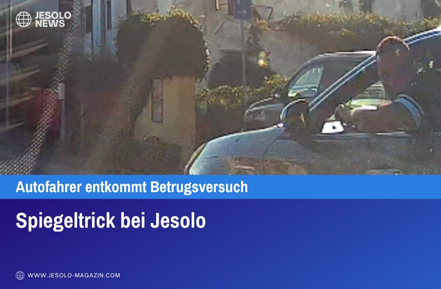 Spiegeltrick bei Jesolo