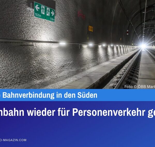 Tauernbahn wieder für Personenverkehr geöffnet