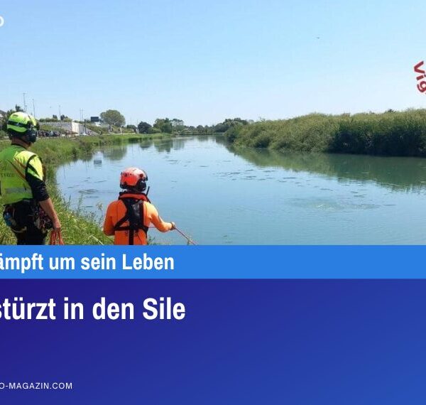 Auto stürzt in den Sile