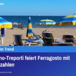 Cavallino-Treporti feiert Ferragosto mit Rekordzahlen