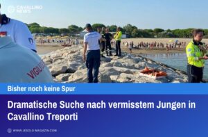 Dramatische Suche nach vermisstem Jungen in Cavallino Treporti