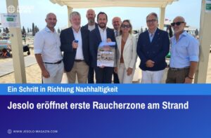 Jesolo eröffnet erste Raucherzone am Strand