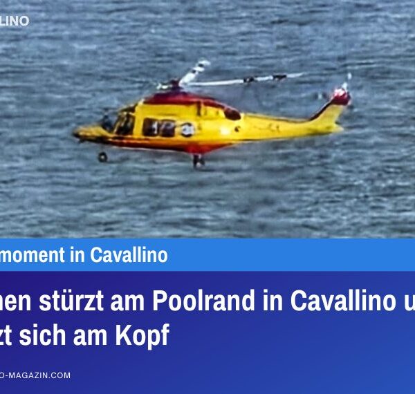 Mädchen stürzt am Poolrand in Cavallino und verletzt sich am Kopf