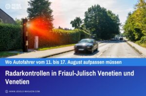 Radarkontrollen in Friaul-Julisch Venetien und Venetien