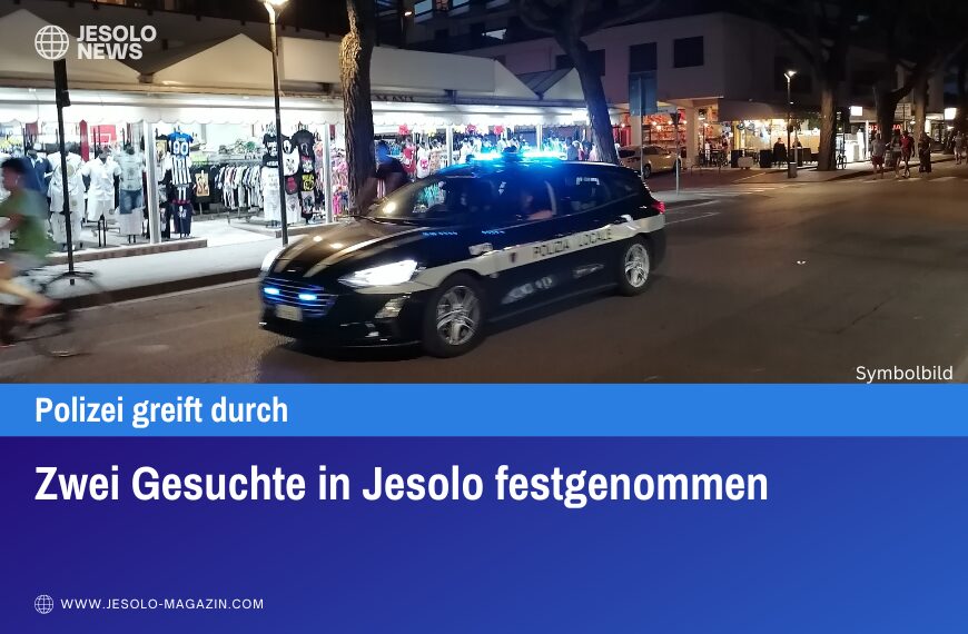 Zwei Gesuchte in Jesolo festgenommen