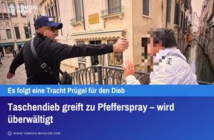 Taschendieb greift zu Pfefferspray – wird überwältigt