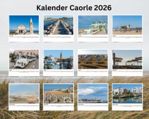Übersicht Kalender Caorle 2026