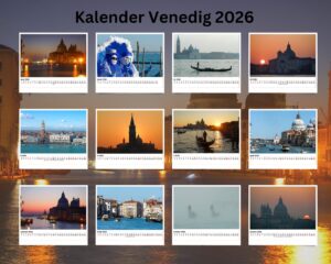 Übersicht Kalender Venedig 2026