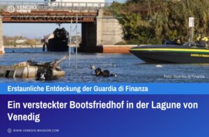 Ein versteckter Bootsfriedhof in der Lagune von Venedig