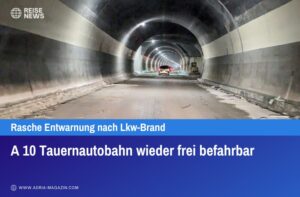 A 10 Tauernautobahn wieder frei befahrbar