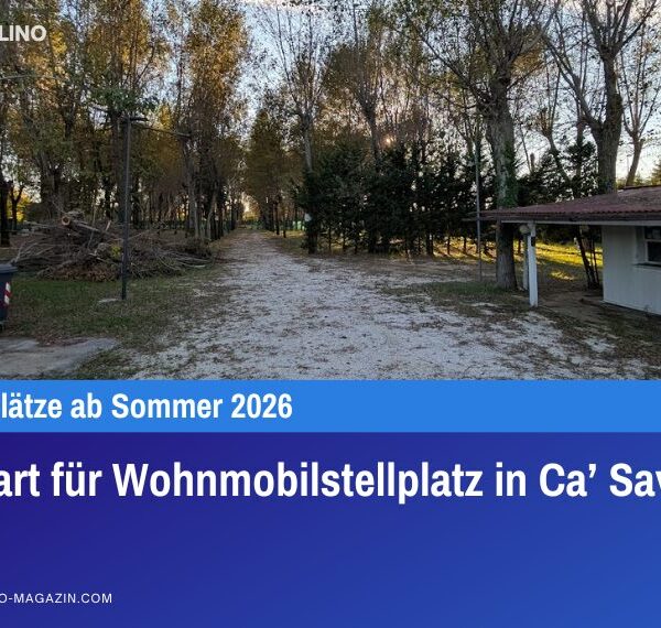 Baustart für Wohnmobilstellplatz in Ca’ Savio