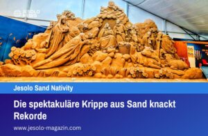 Die spektakuläre Krippe aus Sand knackt Rekorde
