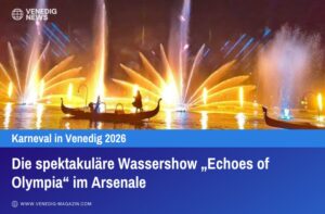 Die spektakuläre Wassershow Echoes of Olympia im ArsenaleDie spektakuläre Wassershow Echoes of Olympia im Arsenale