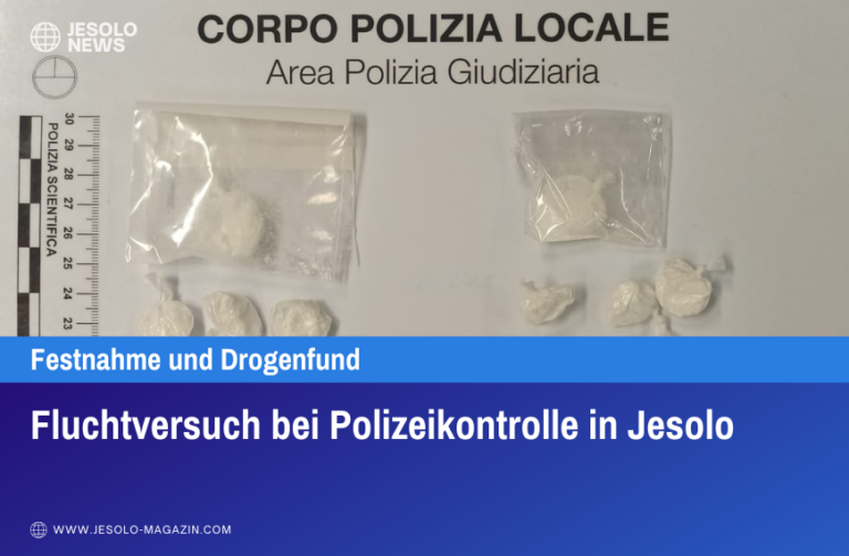 Fluchtversuch bei Polizeikontrolle in Jesolo