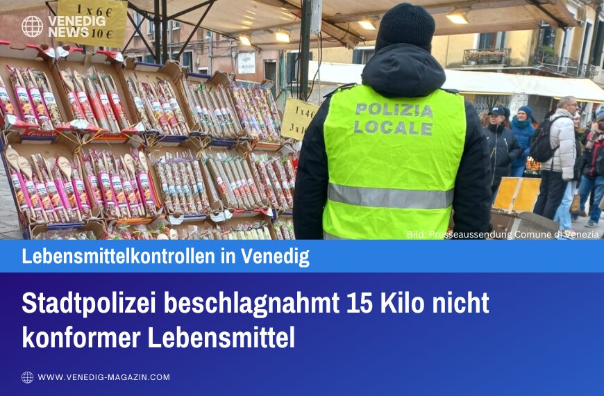 Stadtpolizei beschlagnahmt 15 Kilo nicht konformer Lebensmittel